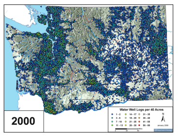 2000 Water Wells (Dept. of Ecology)